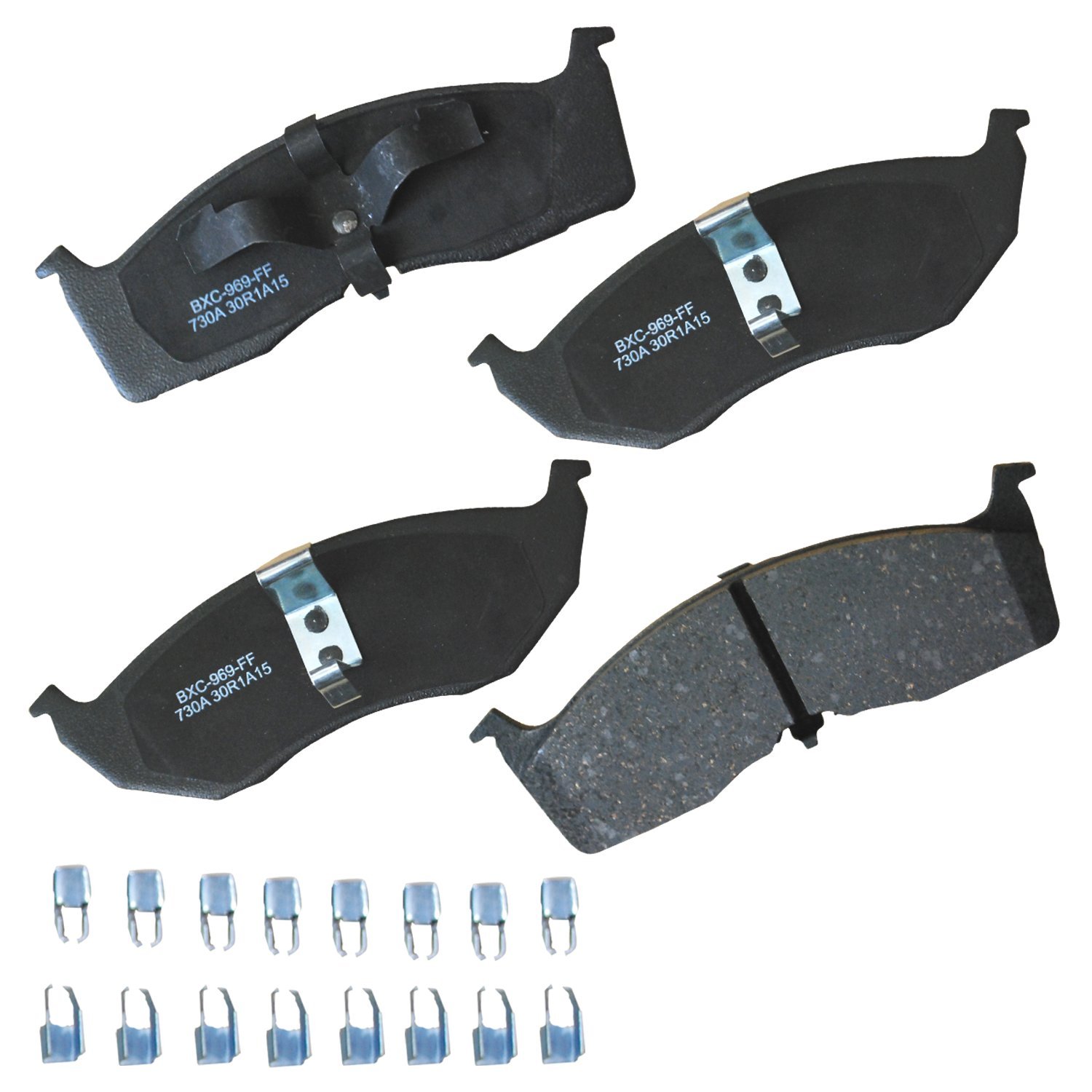 Bendix Premium SBC730A Ceramic Front Brake Pads for Chrysler Neon 2002-2000, Dodge Neon 2005-2000, SX 2.0 2005-2003, Plymouth Neon 2001-2000