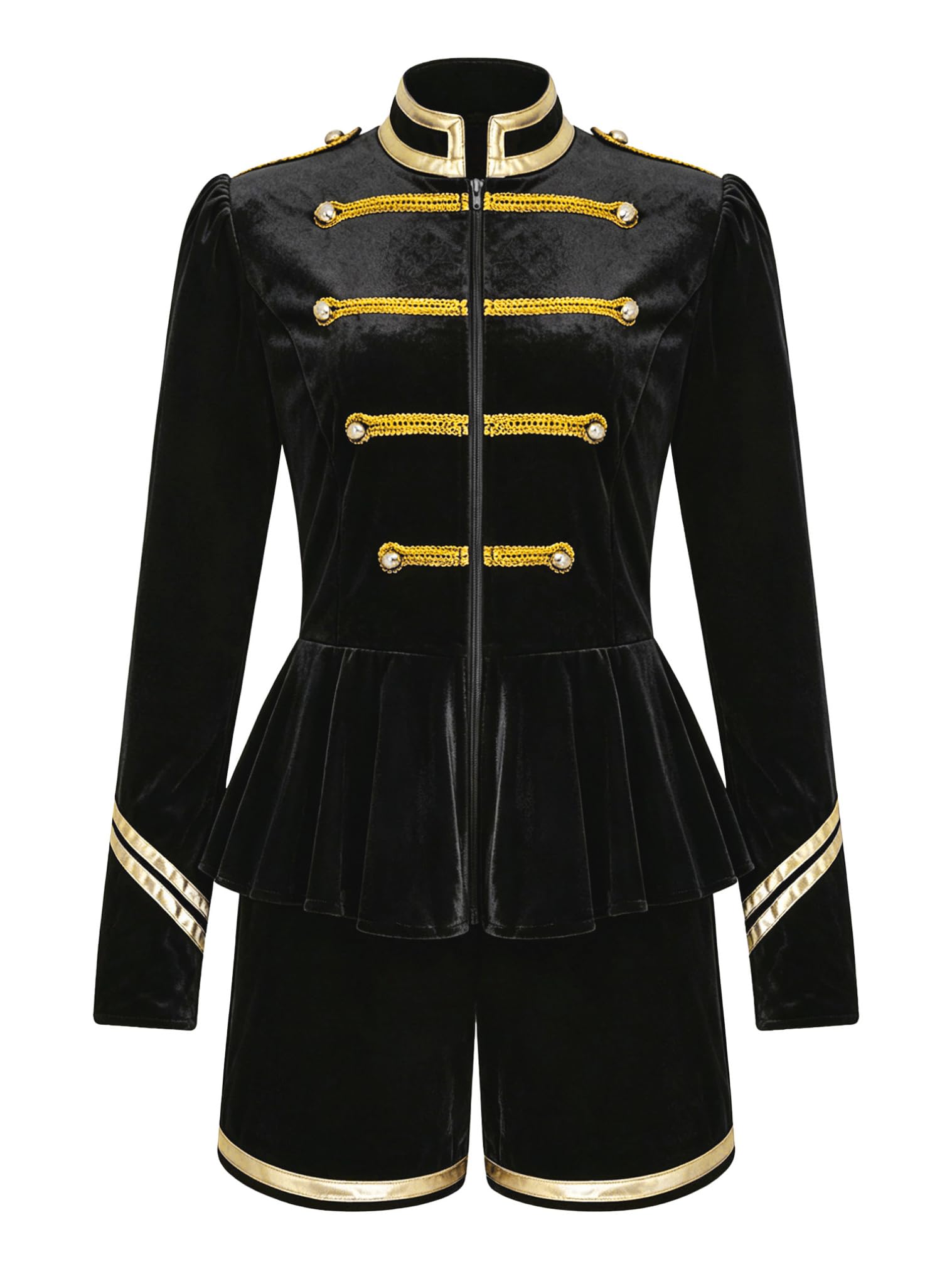 JEATHA Donna Costume Da Direttrice Di Circo Circus Abbigliamento Body Di
