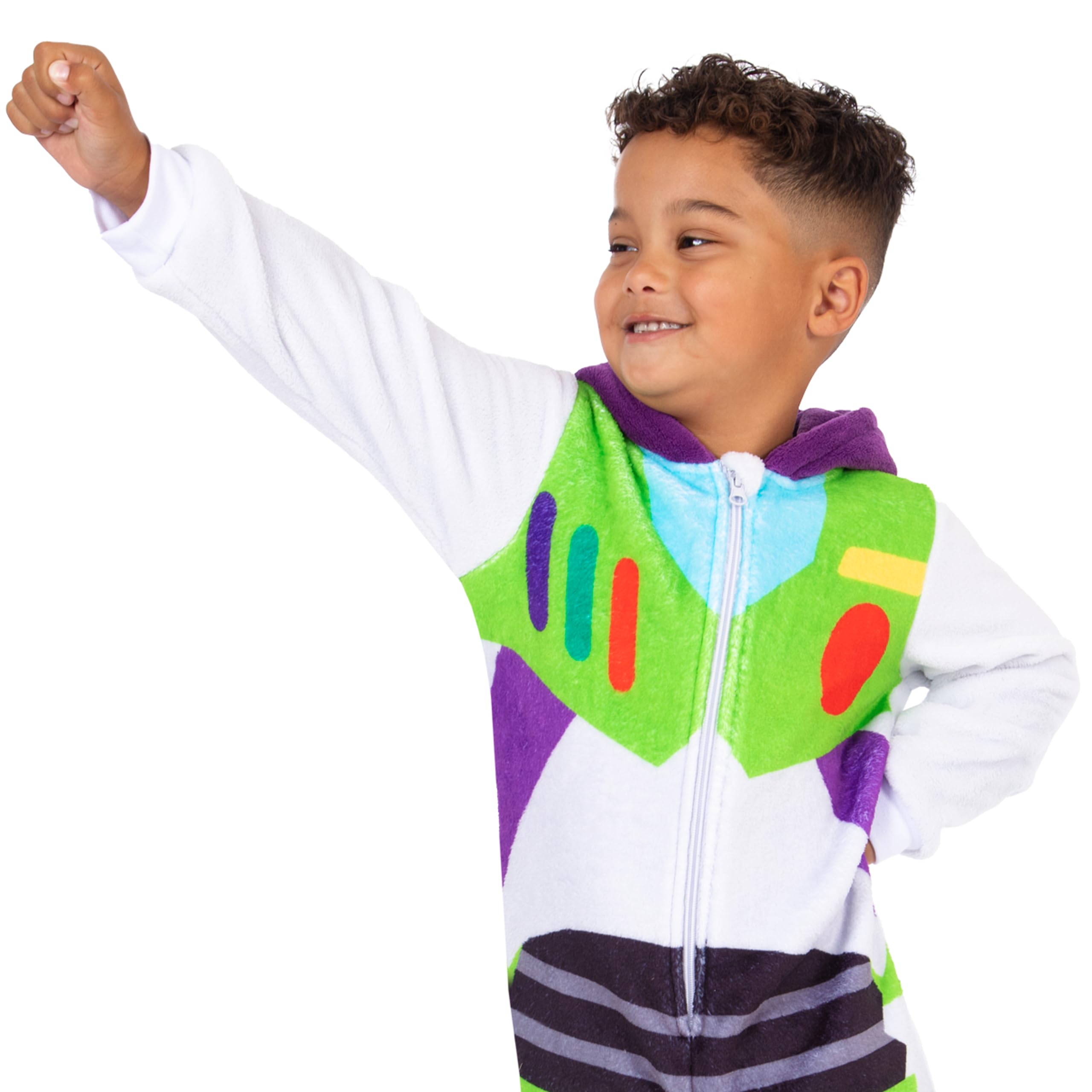 Disney Mono Buzz Lightyear | Toy Story Pijama Mono | Pijamas Polares | Pijama Polar Niño | 18 Meses E 8 Años