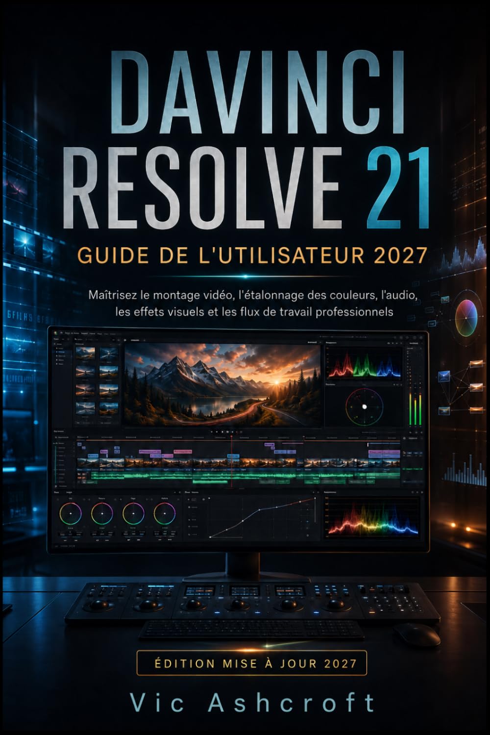 DAVINCI RESOLVE 21 GUIDE DE L'UTILISATEUR 2027: Maîtrise du montage vidéo, de l'étalonnage des couleurs et de l'audio. Effets visuels et flux de travail professionnels