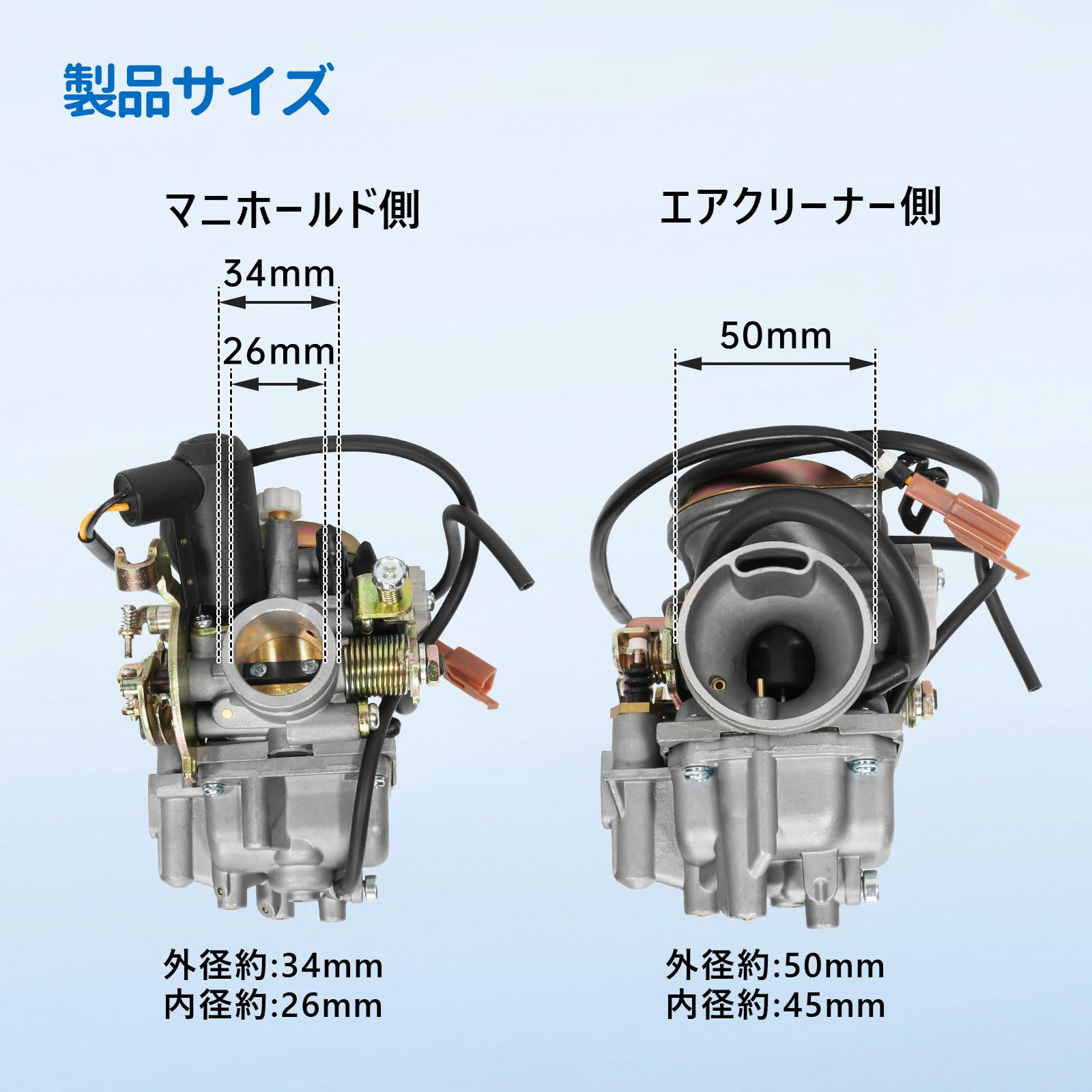 ヤマハ マジェスティ125 コマジェ125 5CA キャブレター 社 外品