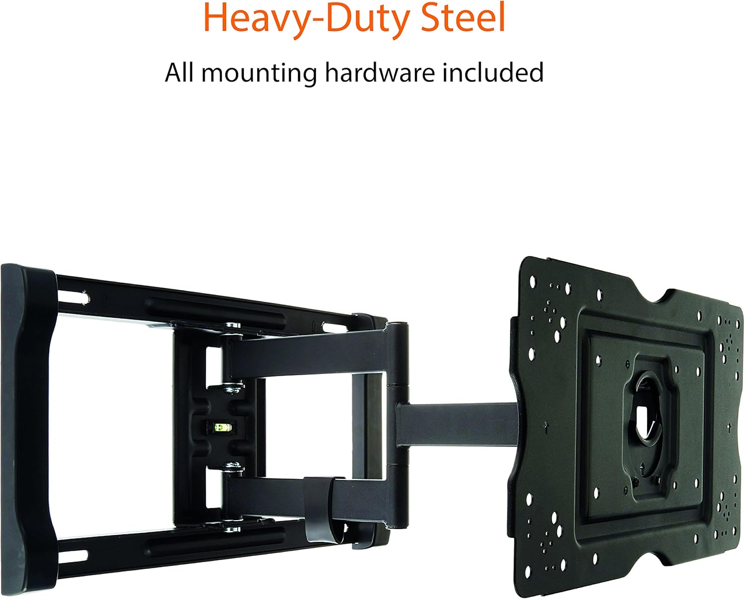 Get Discount 70% Price Amazon Basics Full Motion Articulating TV Wall Mount Bracket with Swivel and Tilt Features for 32-80 inch TVs and Flat Panels up to 130 Lbs, Black