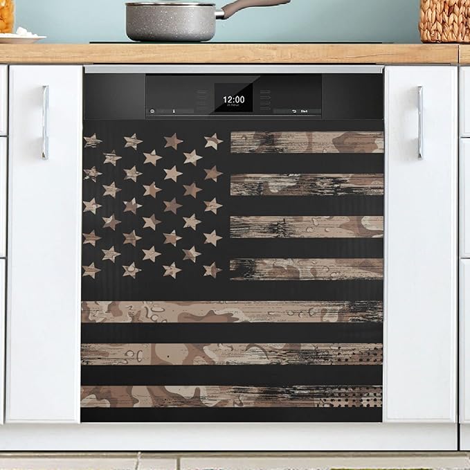 Us Flags Dishwasher Cover Dishwasher Covers for The Front