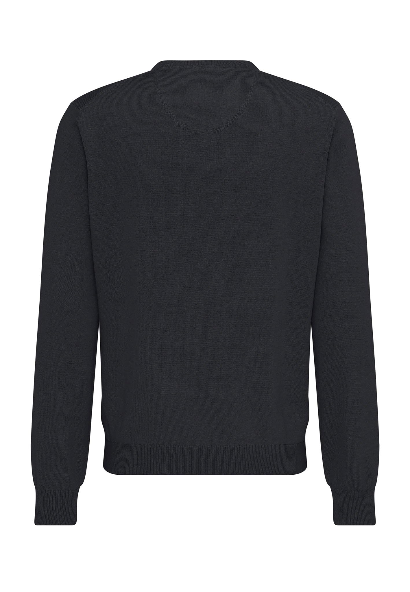 FYNCH-HATTON Pullover aus Baumwolle mit V-Ausschnitt