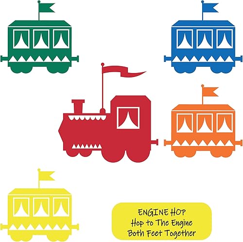 Miniatura 3 de A Higher Class Co Premium Circus Playscape - Kit de camino sensorial para el aula, con 68 calcomanías de vinilo personalizadas grandes