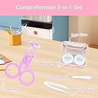 Amazon.com: YAFIYGI Eye Opener for Contacts Pink Contact Lens