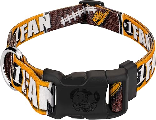 Miniatura 13 de Country Brook Petz - Collar ajustable de 1/2 pulgada para perros para razas pequeñas, medianas y grandes, colección deportiva y de camuflaje