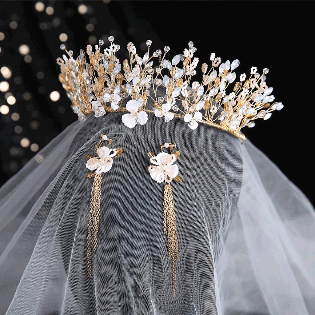 Serre-tête Couronne Diadème Style Forêt Fiançailles Mariage Accessoires Cheveux Bijoux Fée Nuptiale