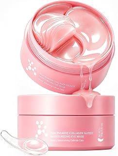 80PCS Under Eye Patches,Collagen Eye Patches for Dark Circles,Pink Eye mask | Under Eye Mask, Skincare Korean Eye Patches for Hydrating, Reduce Wrinkles, Smile Lines & Eye Bags, Eye Patches for Women