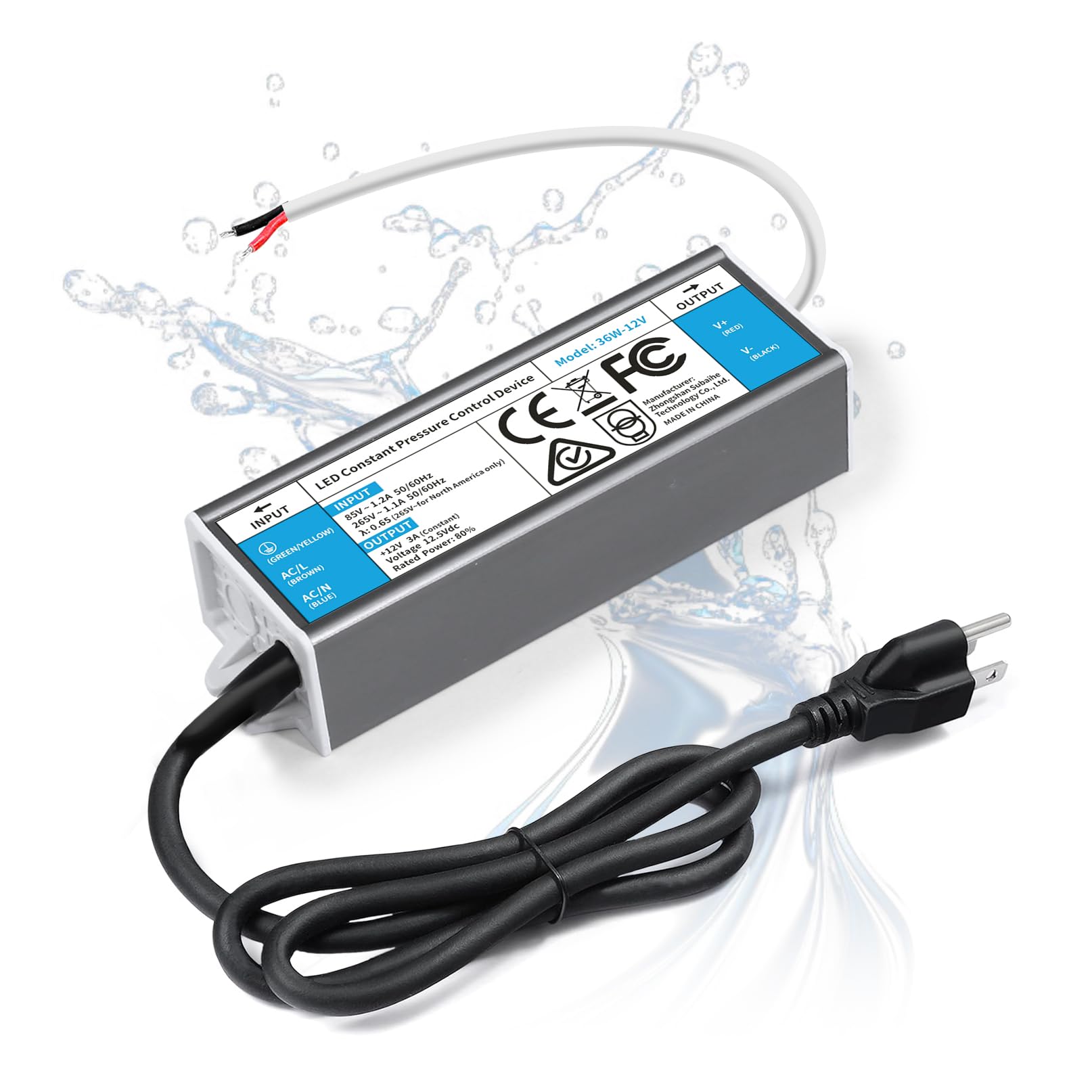 Waterproof LED Driver 12V Power Supply - 100W -16