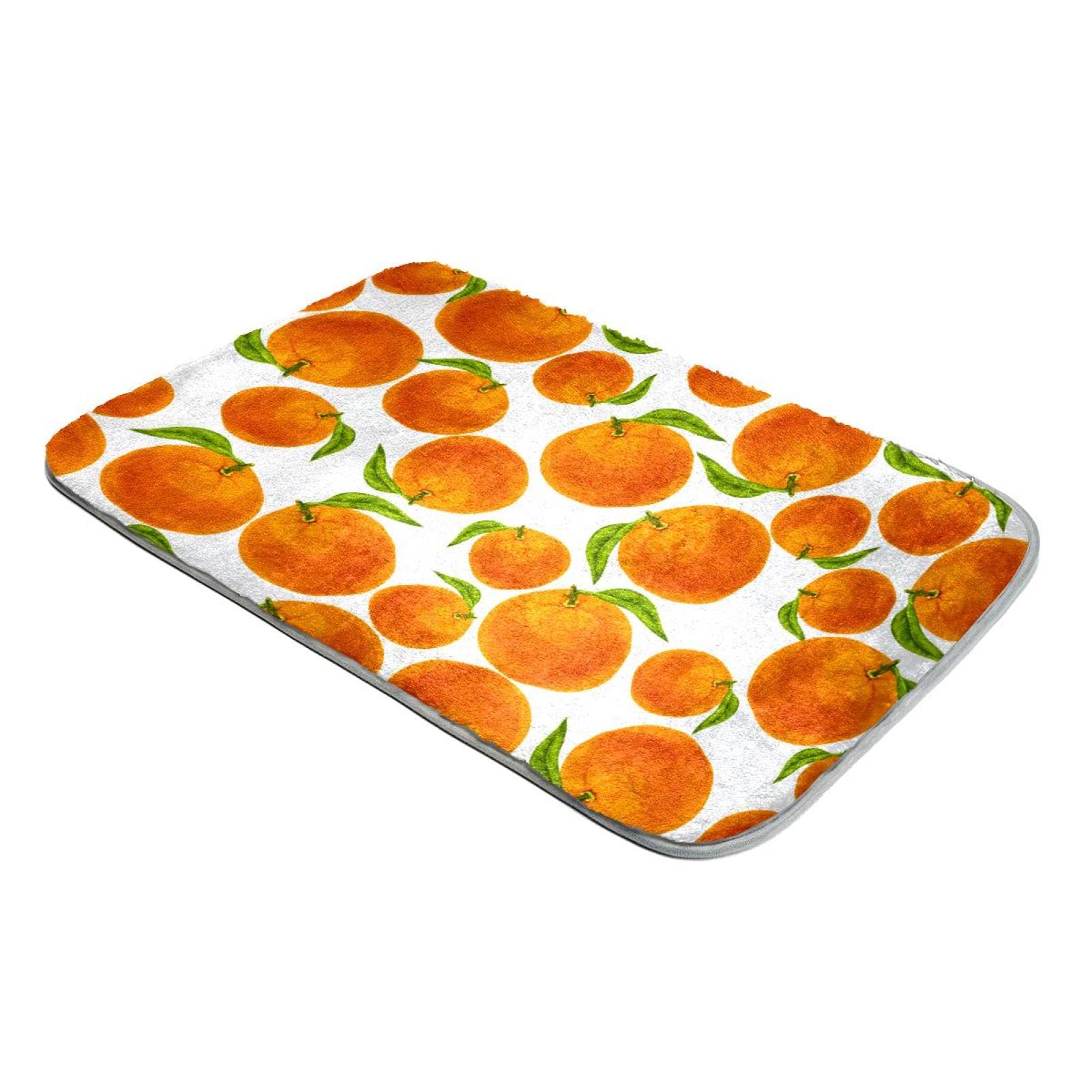 Tapis en fausse fourrure orange sans couture pour revitaliser votre salon
