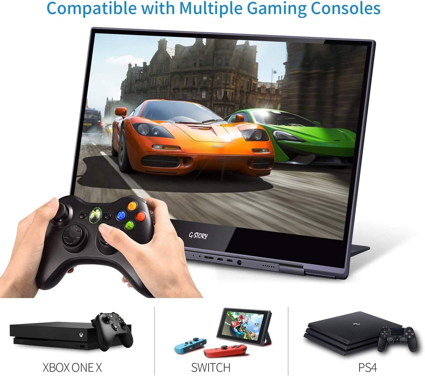 Buy G Story 4k Portable Monitor Touchscreen 15 6 10 Point Touch Portable Gaming Monitor Usb C Monitor With Mini Hdmi Dual Speakers Freesync Portable Monitor For Laptop Ps5 Ps4 Ns Xbox Phone Online Buy G Story 4k Portable Monitor Touchscreen 15 6 10 Point Touch Portable Gaming Monitor Usb C Monitor With Mini Hdmi Dual Speakers Freesync Portable Monitor For Laptop Ps5 Ps4 Ns Xbox Phone Online