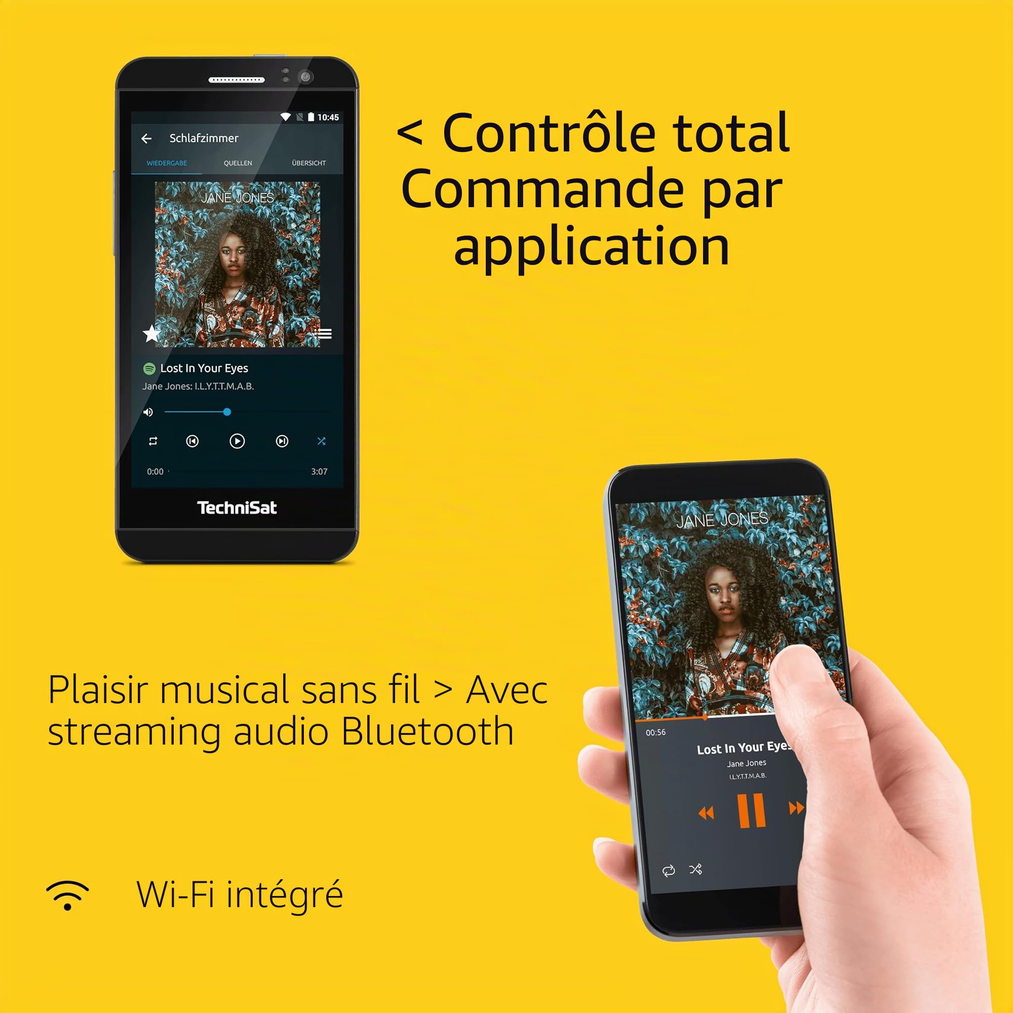 TechniSat DIGITRADIO 11 IR Adaptateur Dab+ et Radio Internet (Wi-FI, écran Couleur, Bluetooth, télécommande, réveil, sans Haut-Parleur, idéal pour la Mise à Niveau des systèmes Hi-FI existants)
