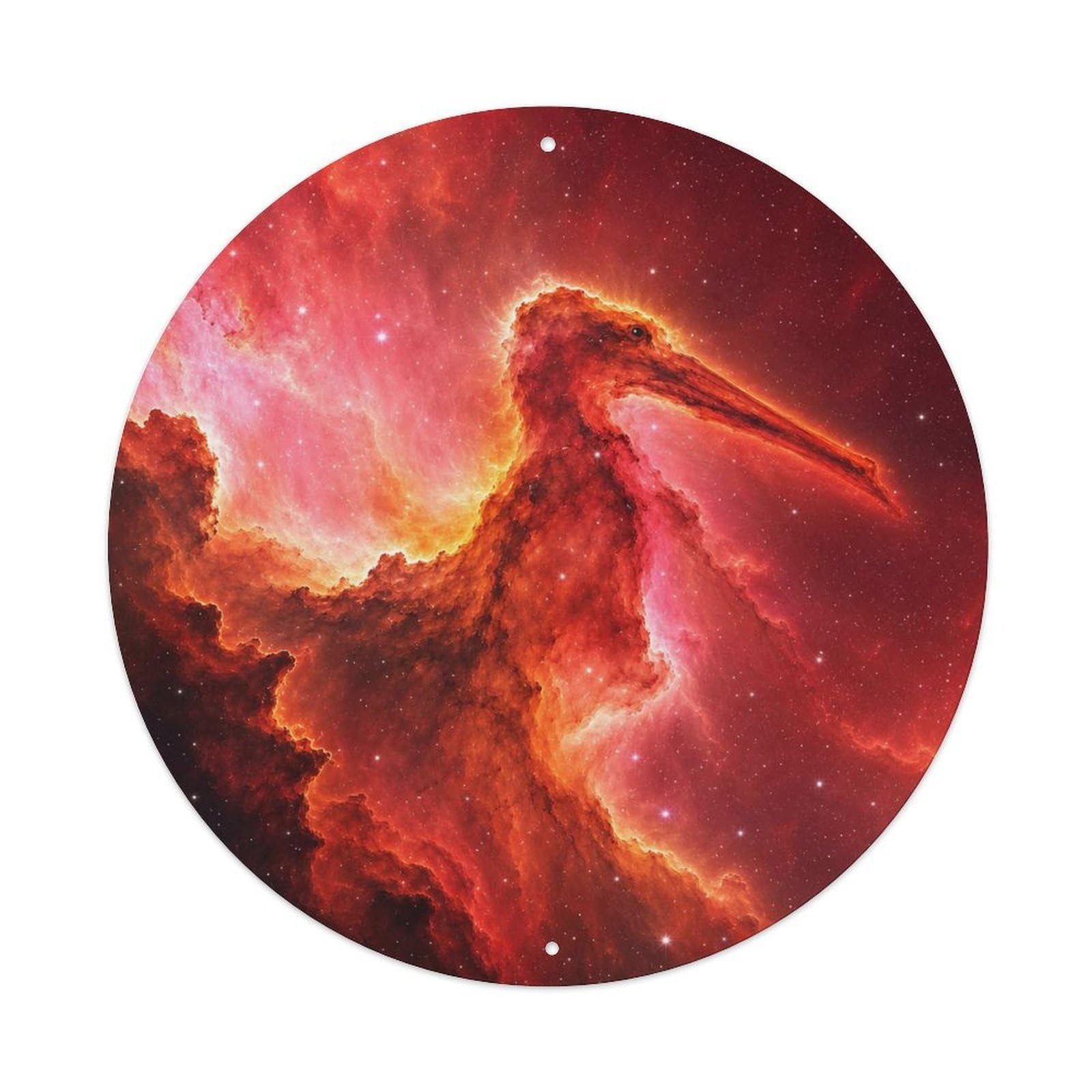 Space Exploration Celestial Cosmic Nebula Metal Tin Sign
