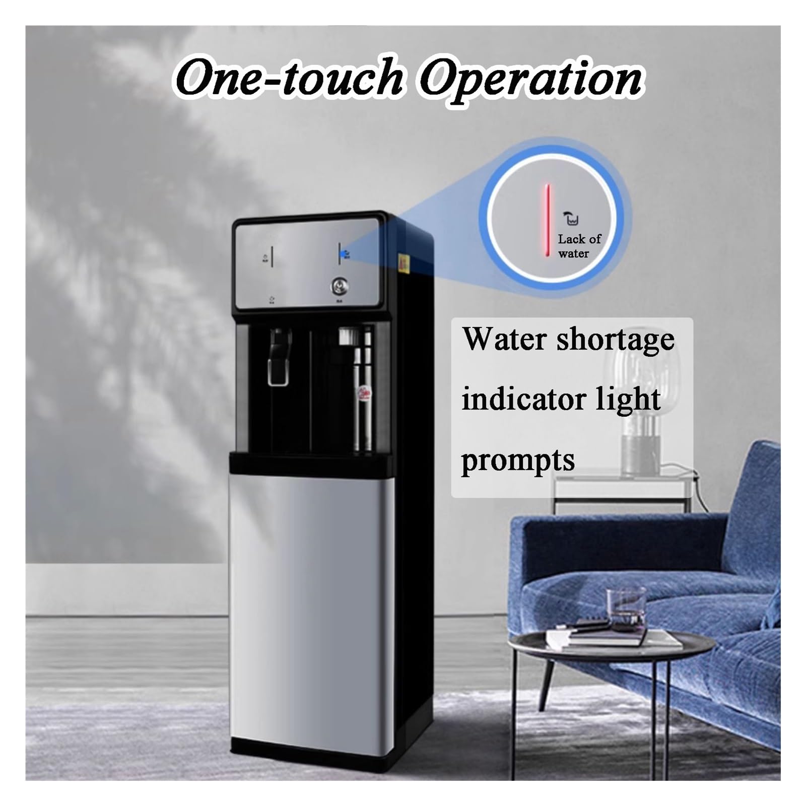 Dispensador De Enfriador De Agua Dispensador De Agua Enfriador De Unidad De Alimentación De Red Vertical, Fuente De Agua De Carga Inferior Con Enfriamiento Y Calentamiento Rápidos, Dispensador De Agua