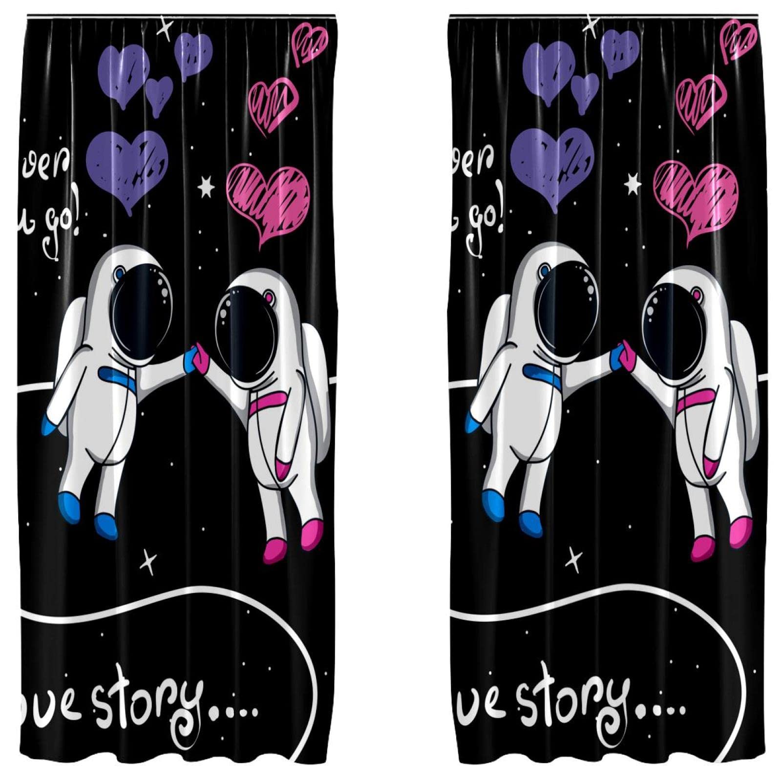 Cortinas para ventana de salón: transforma su dormitorio con el diseño del universo espacial