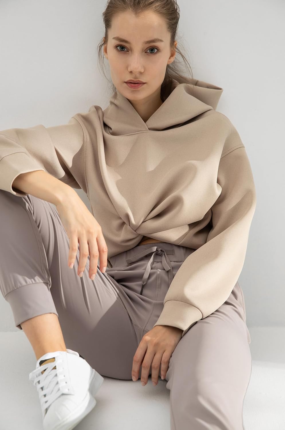 AJISAI Women's Joggers Pants with Pockets Drawstring Sweatpants for Running Workout Lounge Wear - Image 6