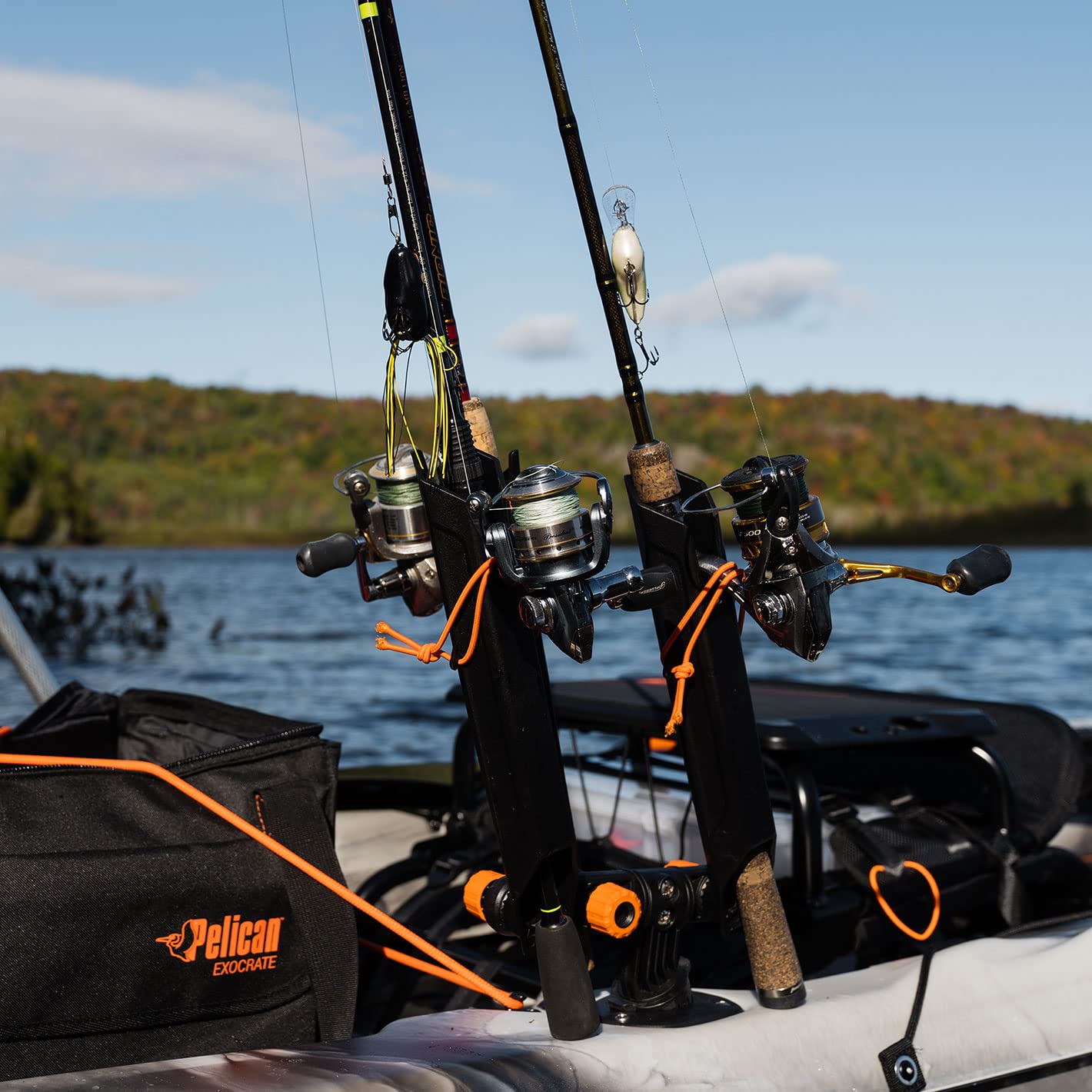 pelican fishing rod holder Amazon.com: Pelican - Rocket Launcher Rod Holders - Adjustable 3 Rods  Holder Fishing Poles