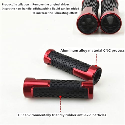 Miniatura 3 de DZHXMP Empuñaduras de motocicleta Agarraderas de la motocicleta Agarraderas Agarraderas Accesorios para Kawasaki Z750 Z 750 Z750R Z750S 2008 2009
