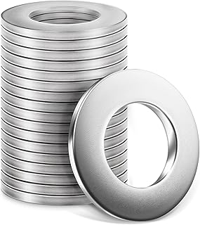 Washers M8 100 Pcs, Jeboler DIN125 A2 V2A Washers for Screws 304 stainless steel, Penny Washers, Metal Washers Steel Washers for Bolts & Nuts & Threaded Rod