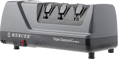 Mercer Culinary Afilador triple diamante de 3 etapas