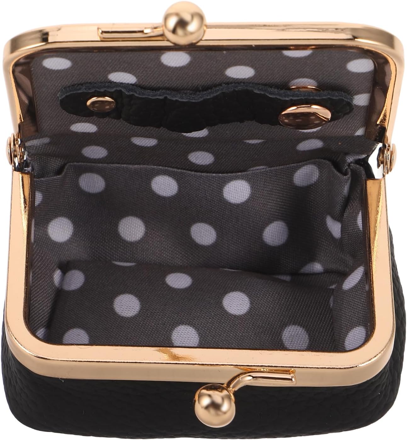 Unomor Compact Leather Jewelry Box for Travel, Portable Mini Case