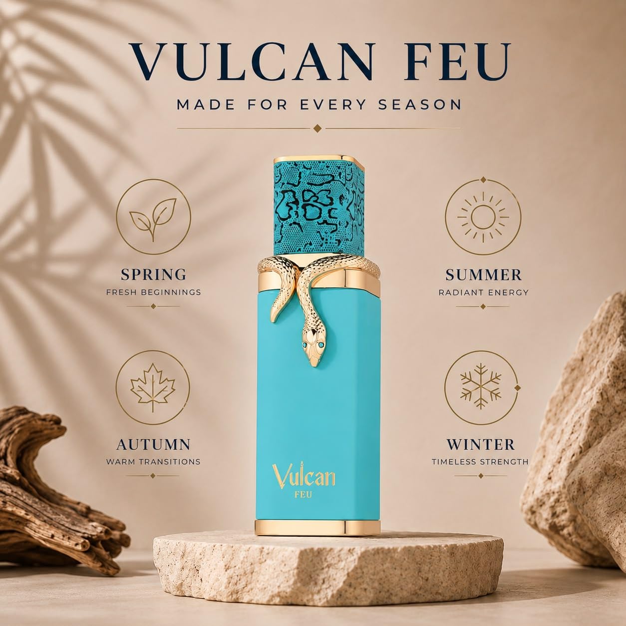 Amazon.com : French Avenue Vulcan Feu EDP 100ml : Beauty