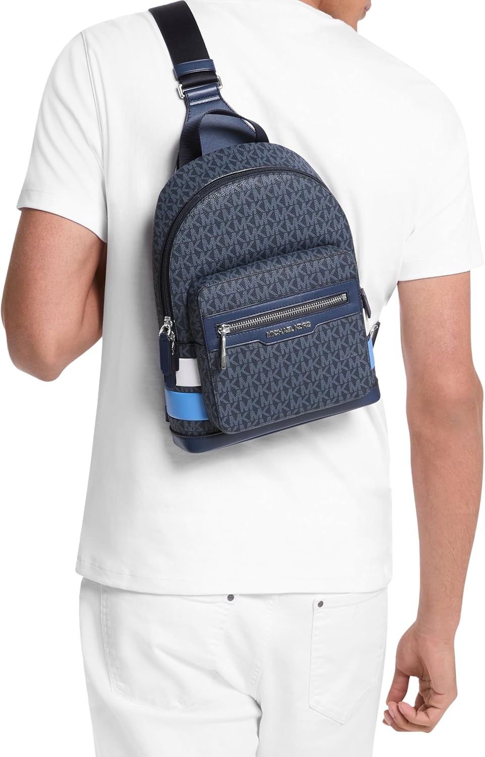 Michael Kors Men's Malone Domesling Pack, Blue Multi, One Size - Image 2