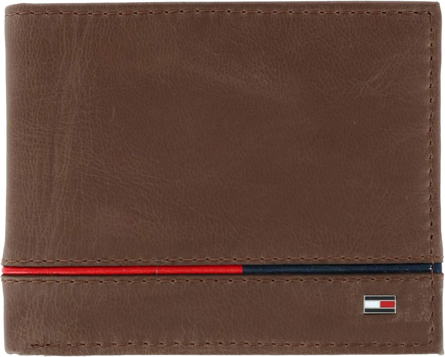 Tommy HilfigerMen RFID Wallet, Brown, One Size