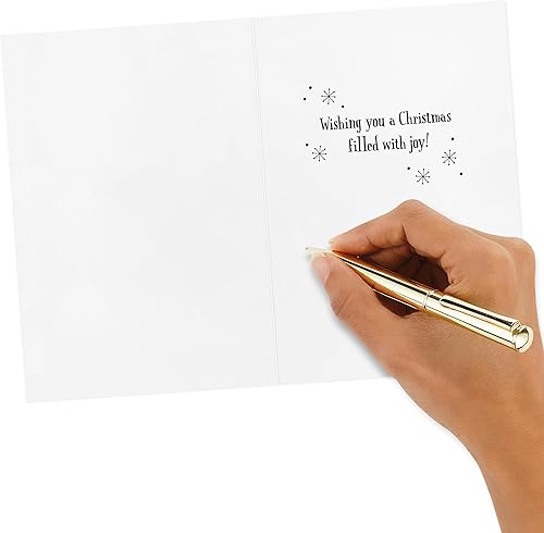 Miniatura 6 de HALLMARK Star Wars The Mandalorian - Surtido de tarjetas navideñas en caja (16 tarjetas y sobres) Grogu, Baby Yoda, muñeco de nieve