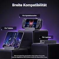 UGREEN Steam Deck Dokkoló Állomás 9-in-1 4K HDMI USB Portokkal Állítható Tartó Steam Deck OLED ROG Ally Legion Go iPad MacBook Kompatibilis 8