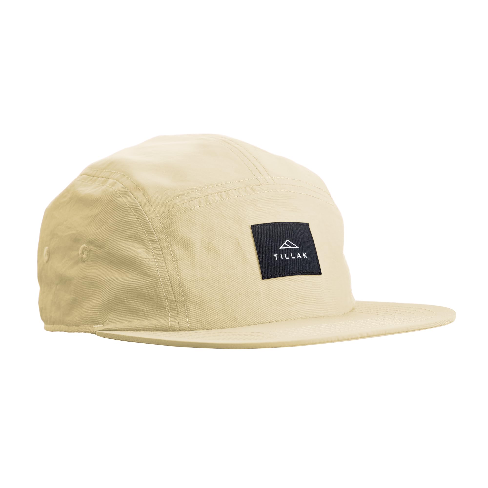 Wallowa Camp Hat, Lightweight Nylon 5 Panel Cap with Snap Closure