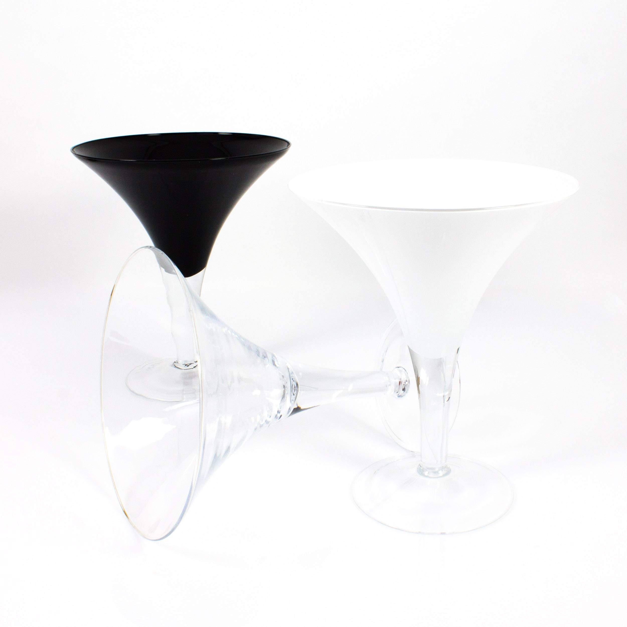 INNA-Glas Bicchiere da Cocktail/Martini XL Sacha, Trasparente, 30cm, Ø 25cm - Vaso Decorativo/Bicchiere di Vetro