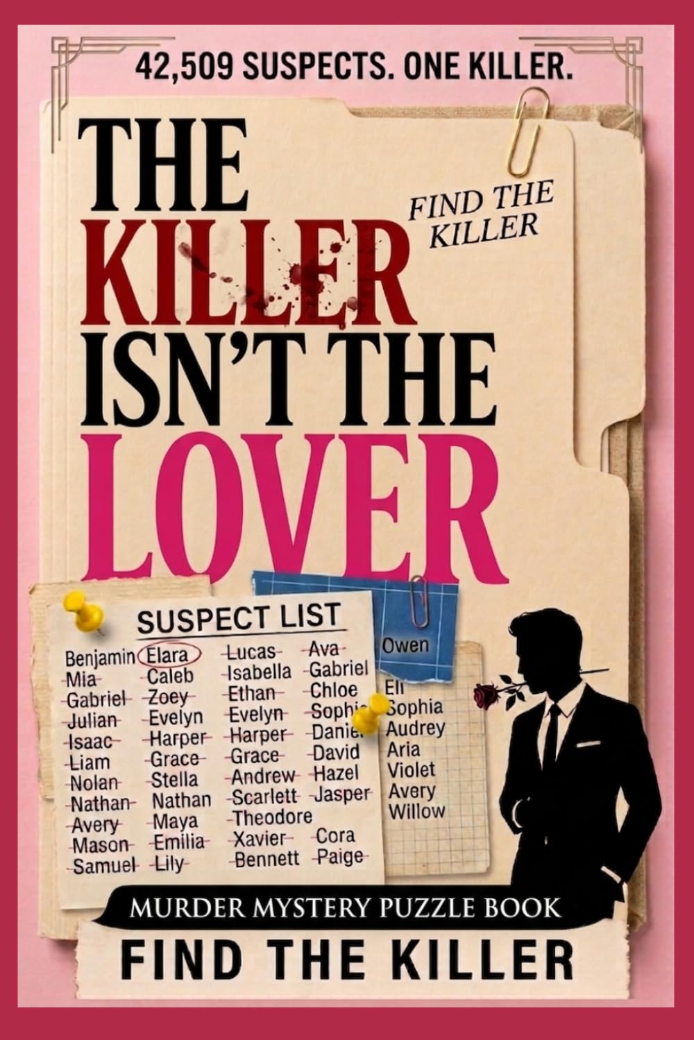 THE KILLER ISN’T THE LOVER: You are the Detective: The 42,509 Suspect Murder Mystery Puzzle, Can You Solve it ?