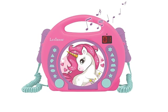 Lexibook, Unicornio Reproductor CD, RCDK100UNI