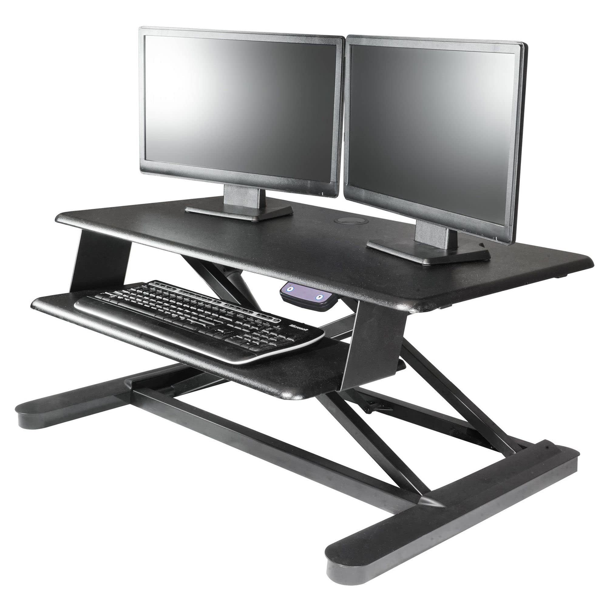 Kantek Electric Sit to Stand Workstation (STS965),Black