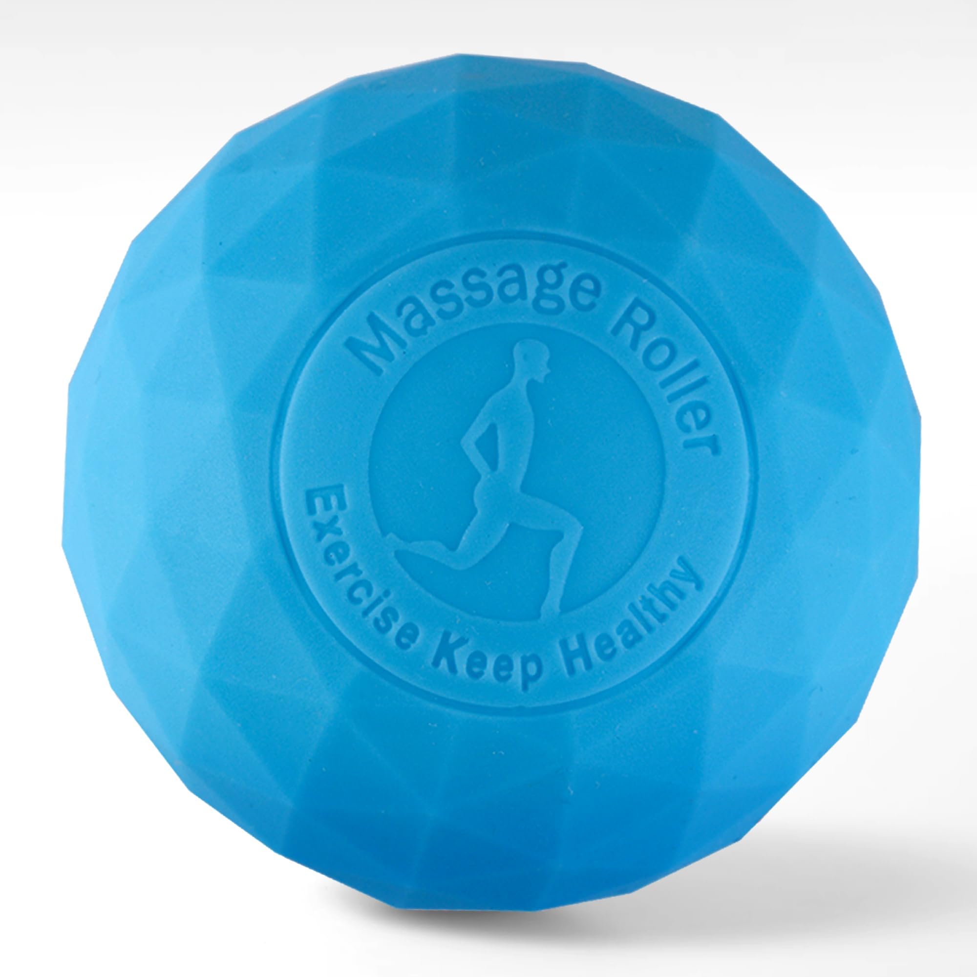 Massage Lacrosse Ball for Deep Tissue and Trigger Point Relief, Ideal for Sore Muscles in Neck, Shoulders, Back, Feet, and Body (Blue)