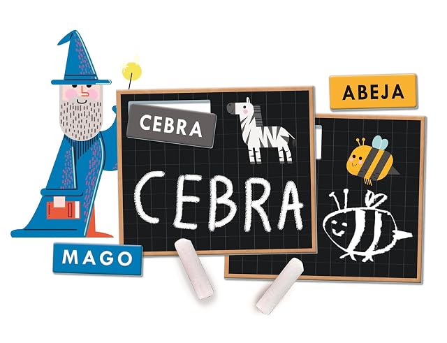 Foto 2 de 3 de Clementoni - Pizarras para Escribir y Dibujar, Juego Educativo alfabetos y Caligrafía, Juguete en Español…