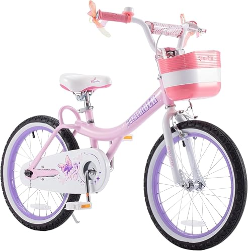 Miniatura 46 de Royalbaby Princess - Bicicleta para niñas de 12, 14, 16, 18, 20 pulgadas, con cesta para niños de 3 a 12 años