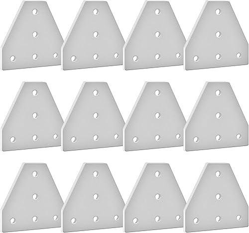 Miniatura 346 de 10 unids 2020 placa de extrusión de aluminio conector esquina L soporte 8020 V ranura hardware ranura T accesorios con tuercas en T y tornillos