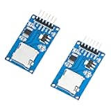 Micro SD Card Adapter Module Reader for Arduino, ESP32, ESP8266, Raspberry Pi, 2 Pieces