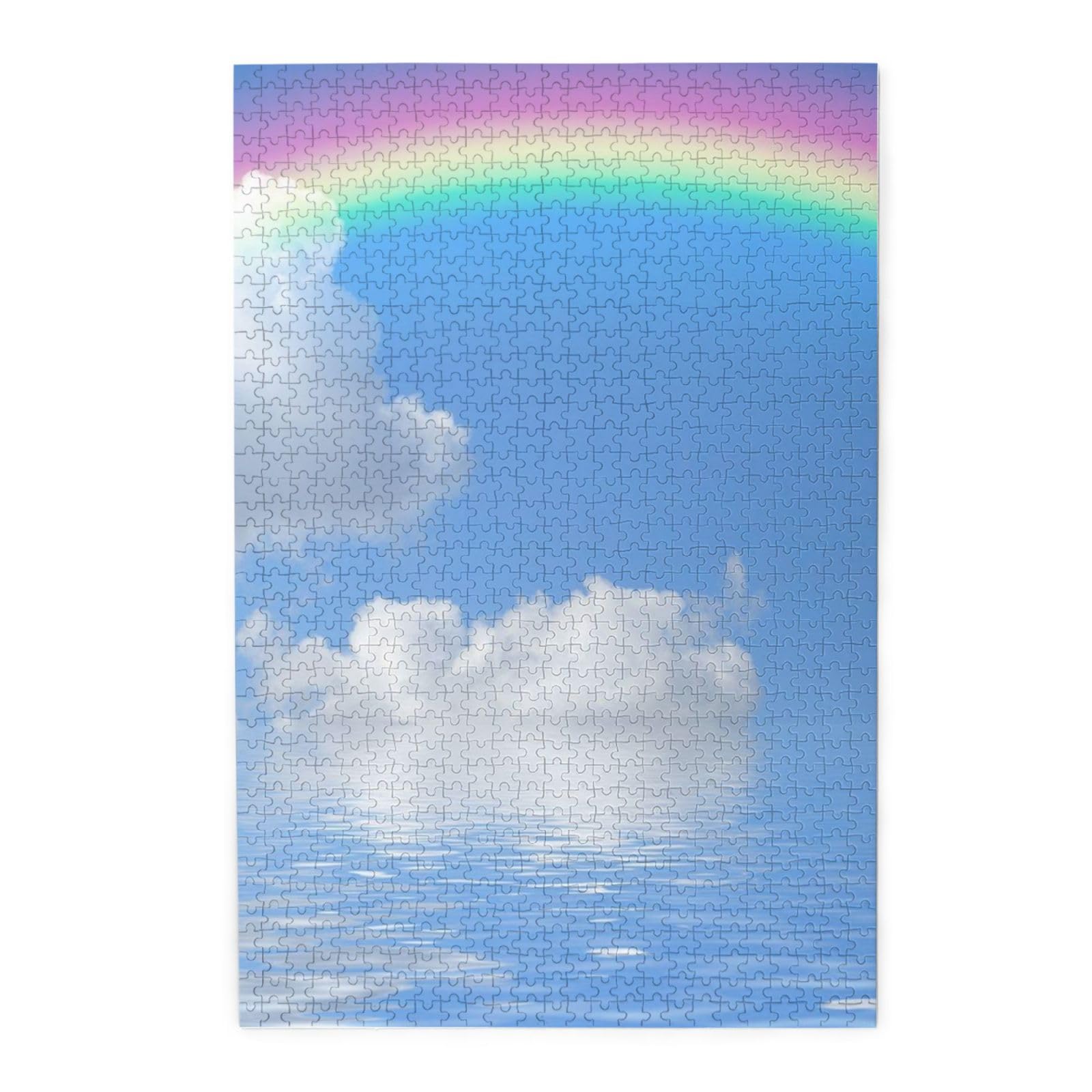 Amazon.co.jp: 1000ピース ジグソーパズル 虹 海 空(8) 大人用 木製