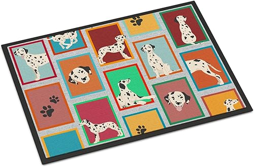 Vista 144 de Caroline's Treasures MLM1087MAT - Felpudo de perro de montaña bernés de 18 x 27 pulgadas, para interiores y exteriores, para entrada, Bernese