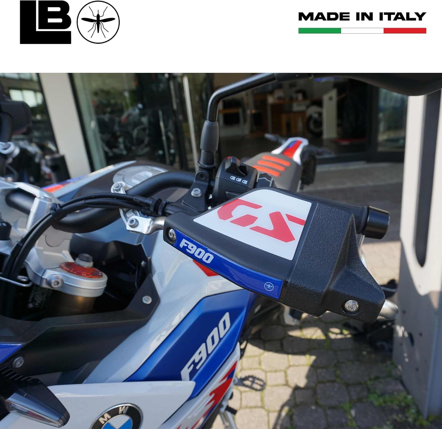 labelbike - 3D Stickers Motorcycle Handguards Protection and Decoration in Resin Compatible with BMW F900 GS 2024