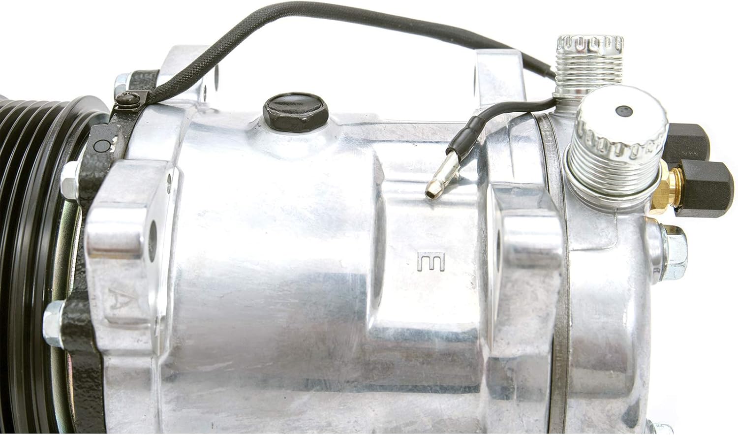 FKG AC Compressor and A/C Clutch SD508 fit for 1985-1990 Jeep Wrangler