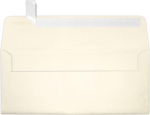 Miniatura 10 de LUXPaper Sobres comerciales #10 Despegar y prensar 4 1/8 pulgadas x 9 1/2 pulgadas aguamarina metálica Texto de 80 libras 50