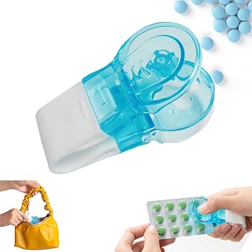 Smilelife Portable Pill Taker, Pill Organizer Pill Boxes Assistance Tool 1 PCS