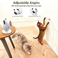 Vista 6 de Laser Cat Toys for Indoor Cats, Truly Random Trjajectory, Suction Cup Design, Run Quiet, Interactive Cat Toy Automatic