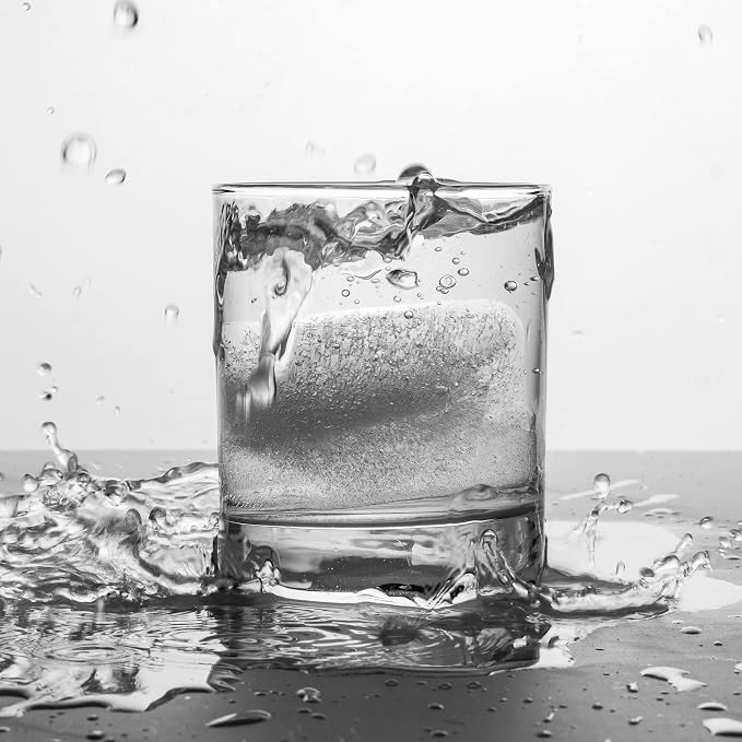 Molde para cubitos de hielo grande con tapa apilable miniatura 2