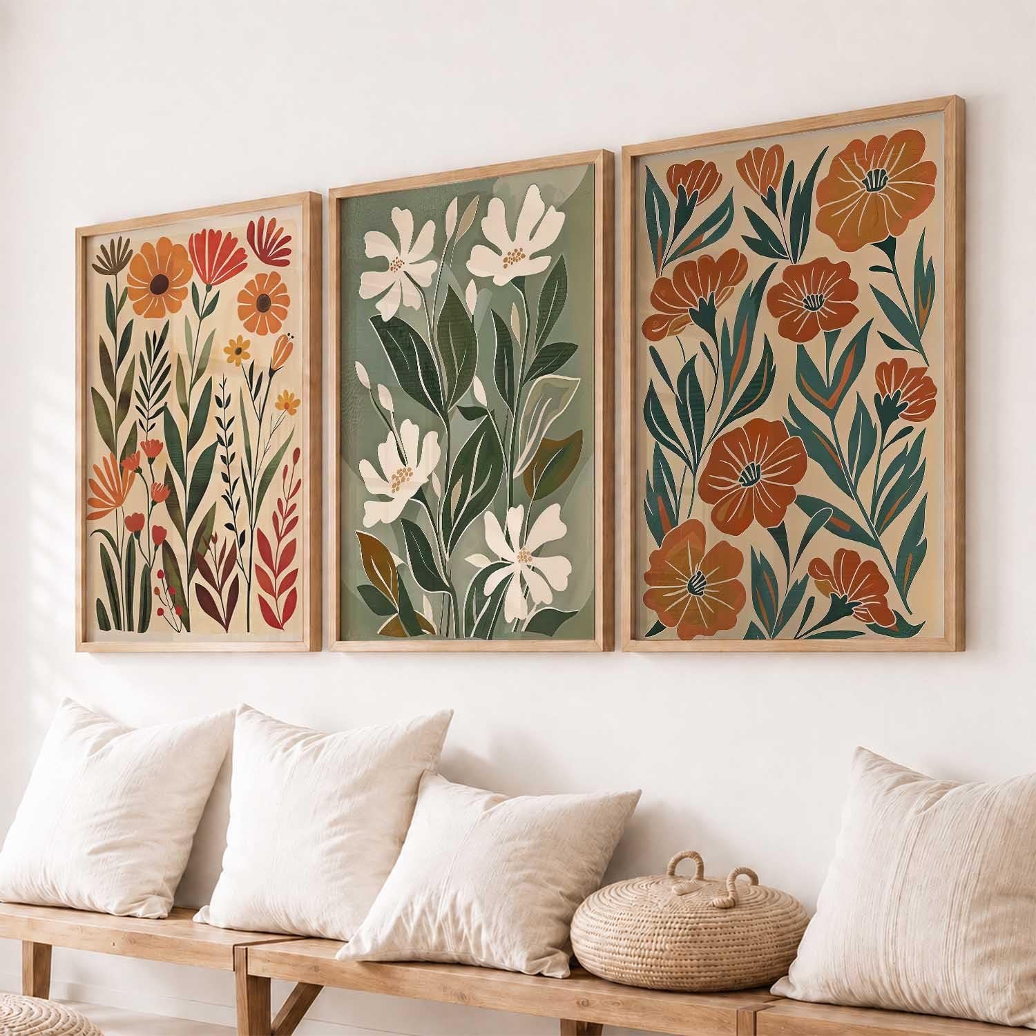 Bohemian Art Prints - 3 Maximalist Frames -13 Bohemian Art Prints - 3 Maximalist Frames -13